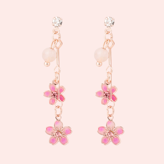 And Sweet Flower Earrings Hollow