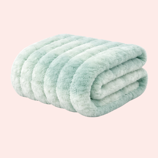 Blanket Faux Fur Soft Velvet Blanket High Luxury Blanket Pillow Winter