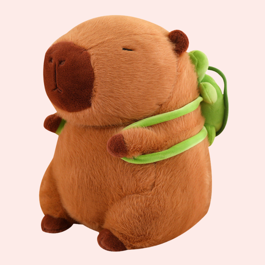 Capybara Plushie Turtle Backpack Doll Plush Toy Capybara Pillow
