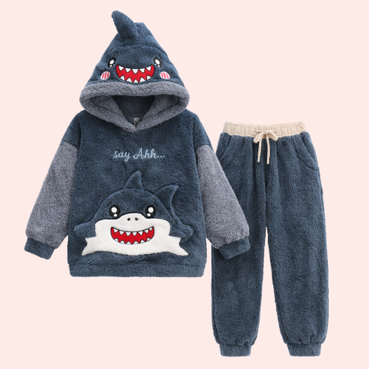 Shark Cute Cartoon Thick Pajamas