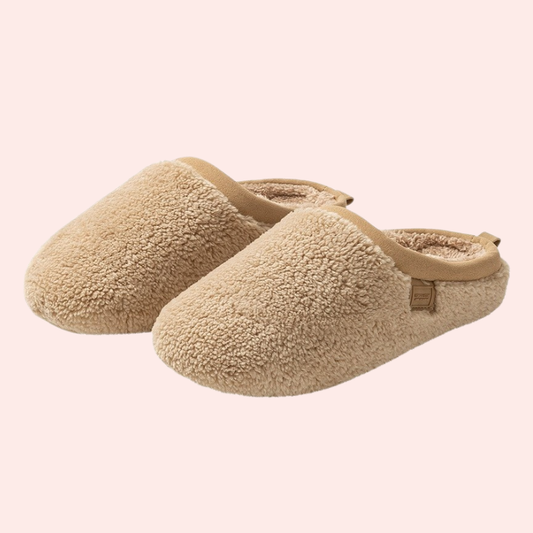 Argy Wormwood Plush Slippers Women's Home Indoor Non-slip Warm Cotton Slippers