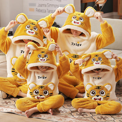 Frog Cute Cartoon Thick Pajamas