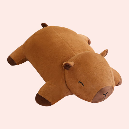 Plush Capybara Floor Mat Bed With Leg-supporting Large Capybara Capybara Pillow