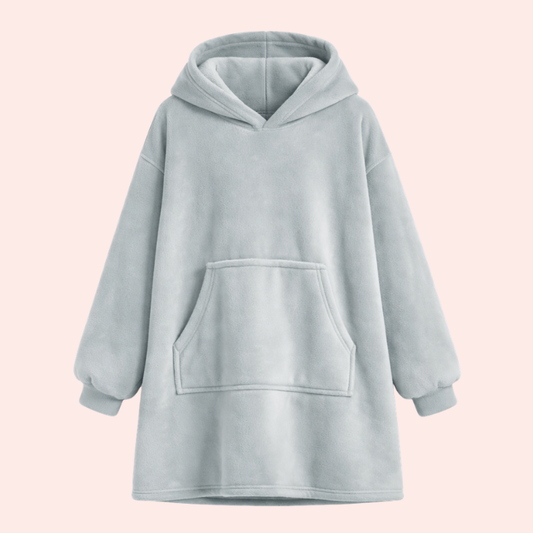 Minimalist Thickened Casual Long-sleeve Zippered Blanket Loungewear